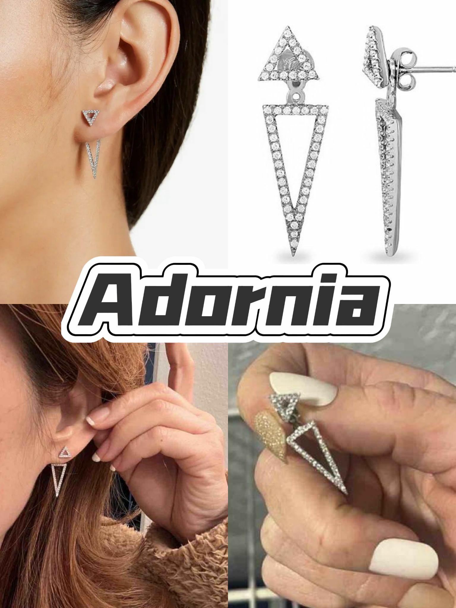 【預購】Adornia Swarovski Crystal G092409 耳環