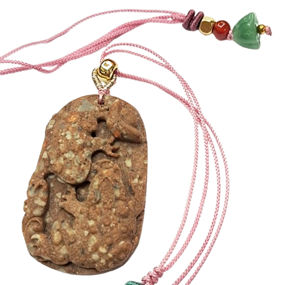 招財蟾蜍{龍宮舍利}蓮花項鍊【十方】151387