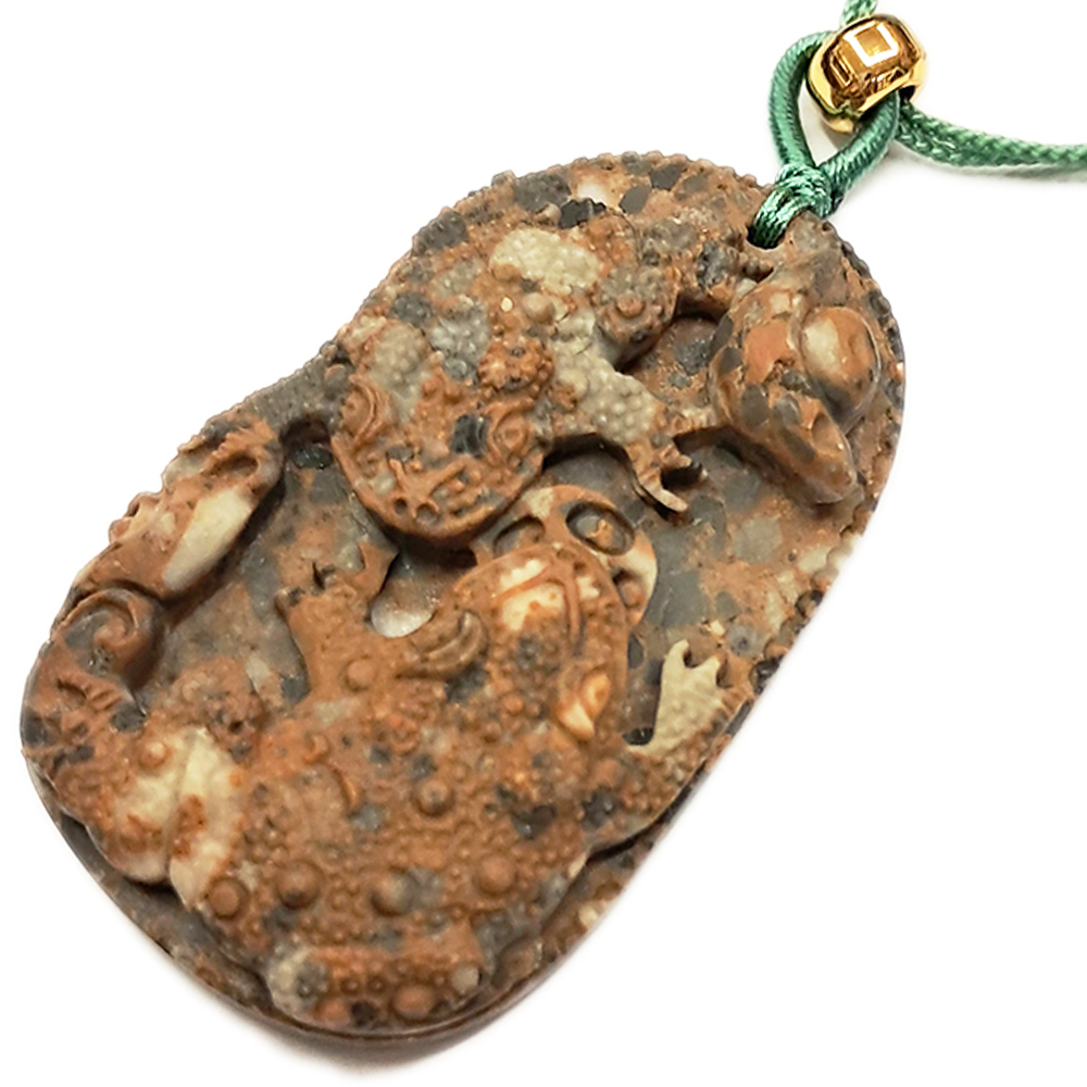 招財蟾蜍{龍宮舍利}蓮花項鍊【十方】151409