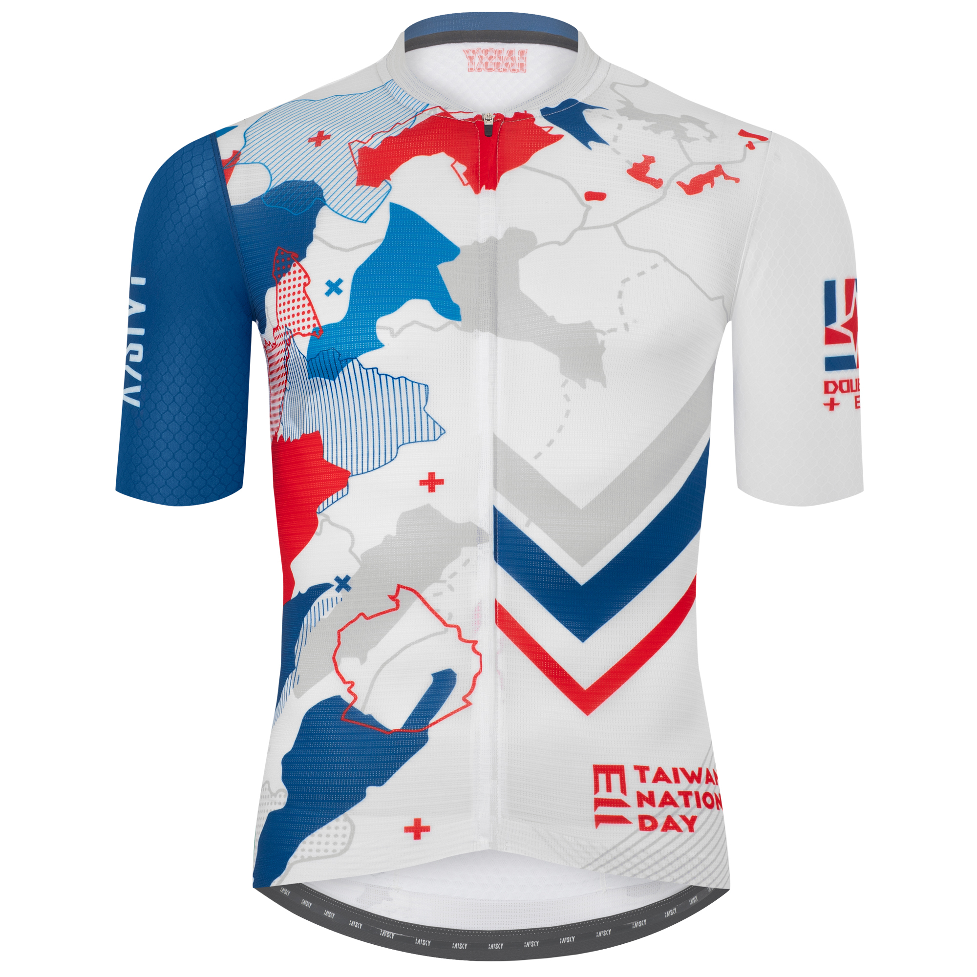 男款空力短車衣 雙十榮耀 白2024年國慶款