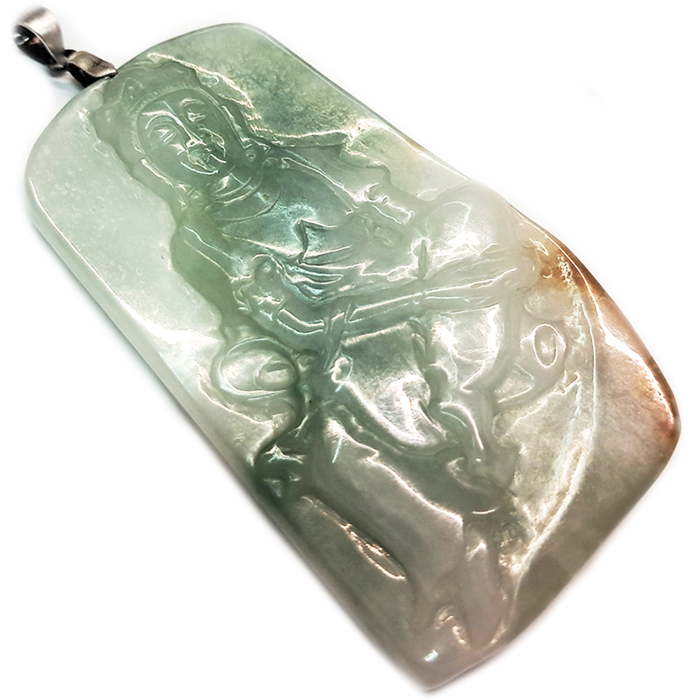 自在觀音三彩玉佩【十方】139720