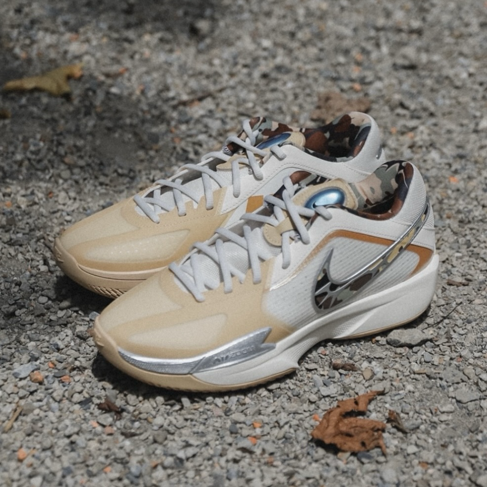 Nike Air Zoom GT Cut Cross EP Camouflage 米黃迷彩 芝麻棕 卡其 實戰籃球鞋 運動鞋