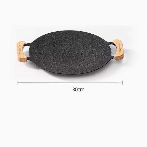 New barbecue plate iron plate utensils (small_dual-purpose)
