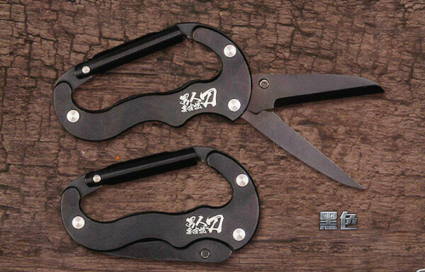 Popular Linglong multi-function buckle [D-14] black - total length 115mm