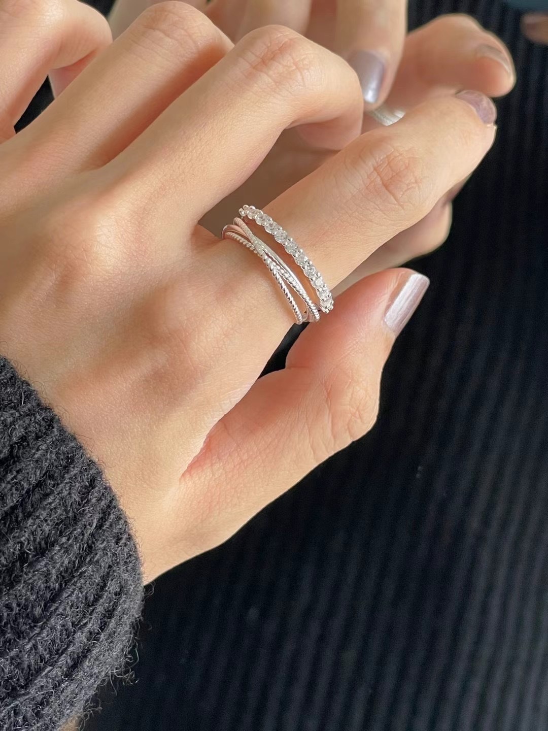 925 silver-Carousel Ring