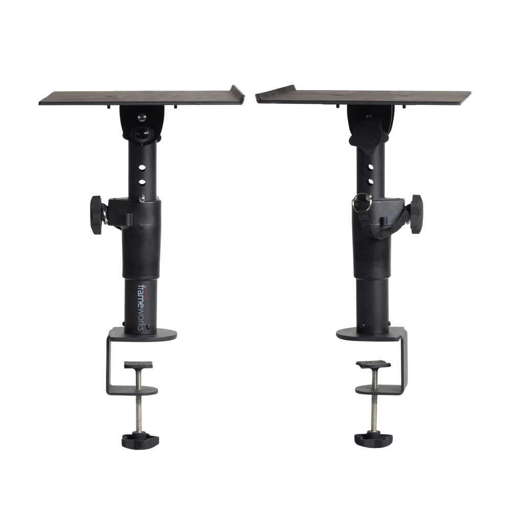 Gator Frameworks Gator Frameworks / Clamp-On 桌夾式監聽喇叭架(對) — 三峽錄音 / 音響