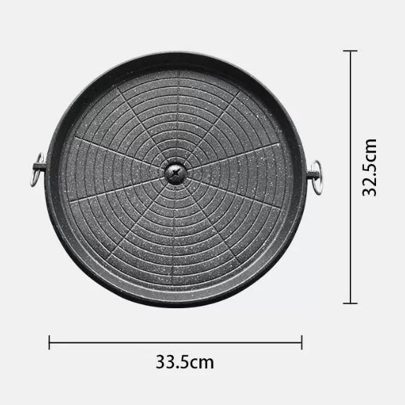 New Korean BBQ Tray Cooker (Rounded Corner Grill)