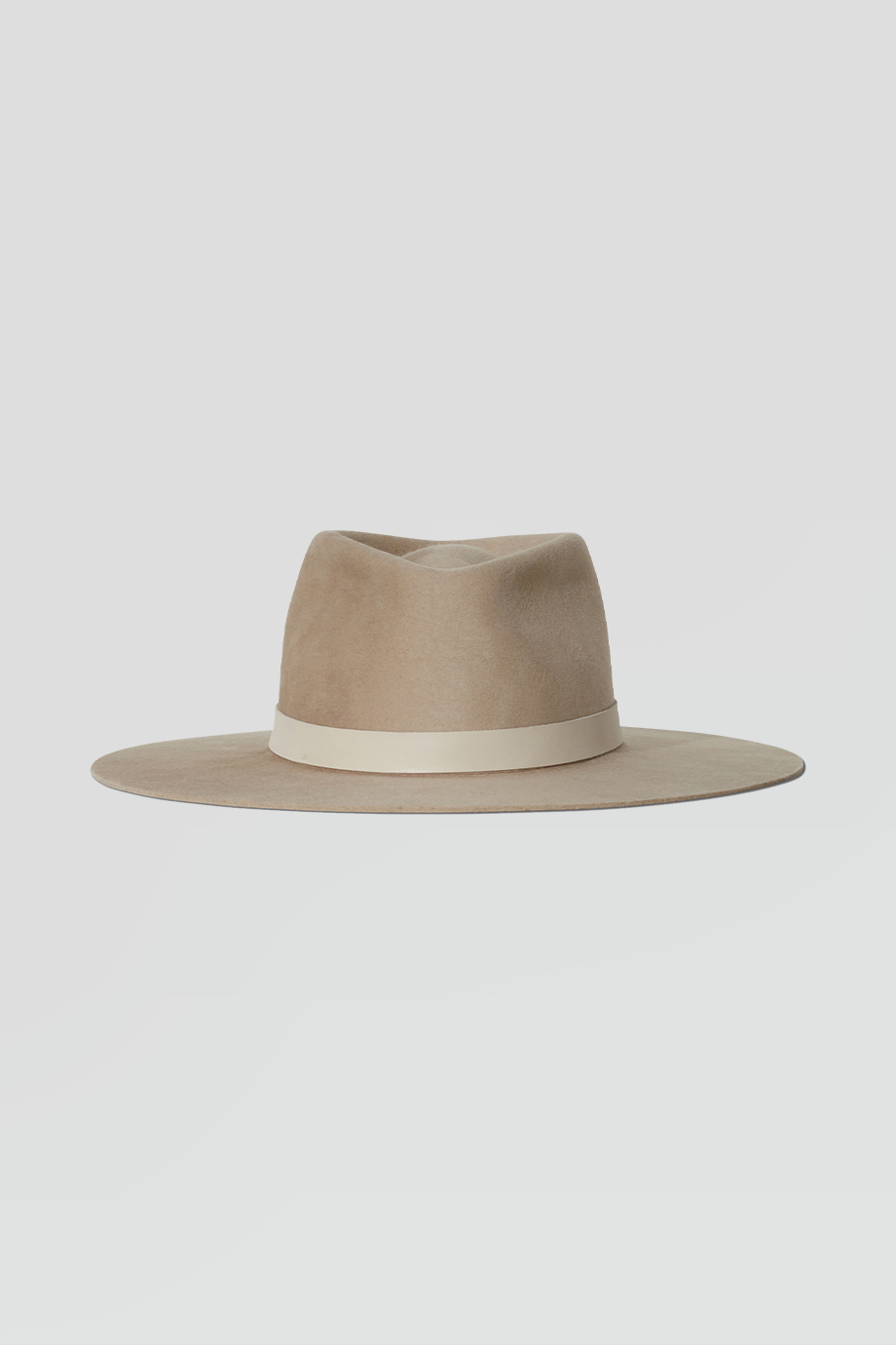 JANESSA LEONÉ｜COLE 皮革飾帶羊毛紳士帽