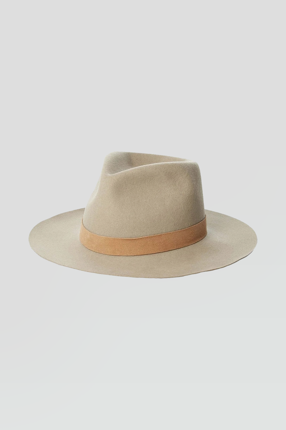 JANESSA LEONÉ｜ROSS 麂皮飾帶羊毛紳士帽