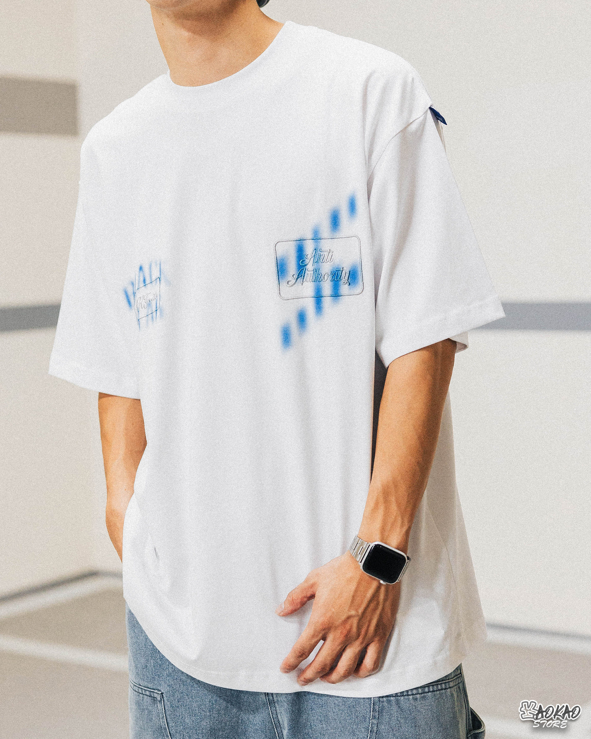 BLACK FLAG 黑旗 噴漆立體刺繡短 Embroidery Tee【JBF24T011】