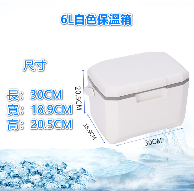 新款戶外保溫箱（6L_白色）