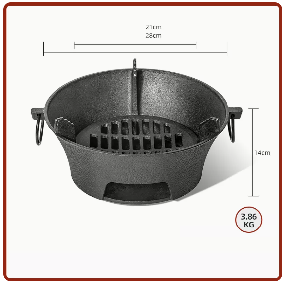 爆款碳爐燒烤煮茶器具（特大號28CM單爐）