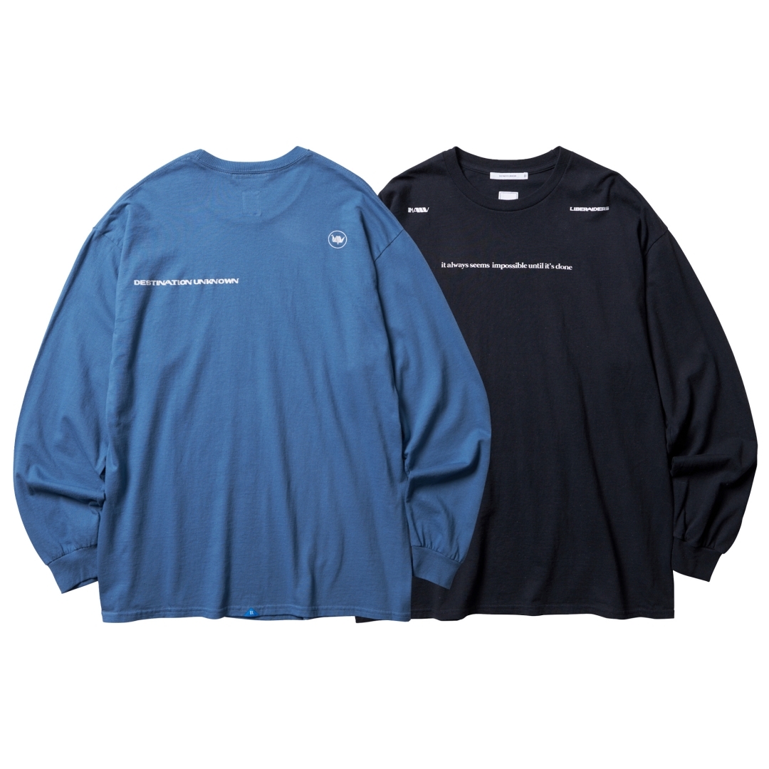 LIBERAIDERS 24F/W MULTI PRINT L/S TEE