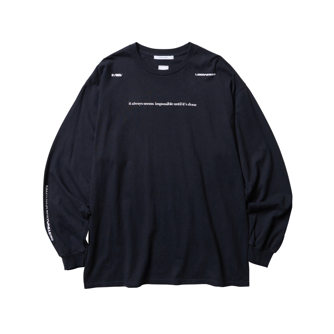 LIBERAIDERS 24F/W MULTI PRINT L/S TEE