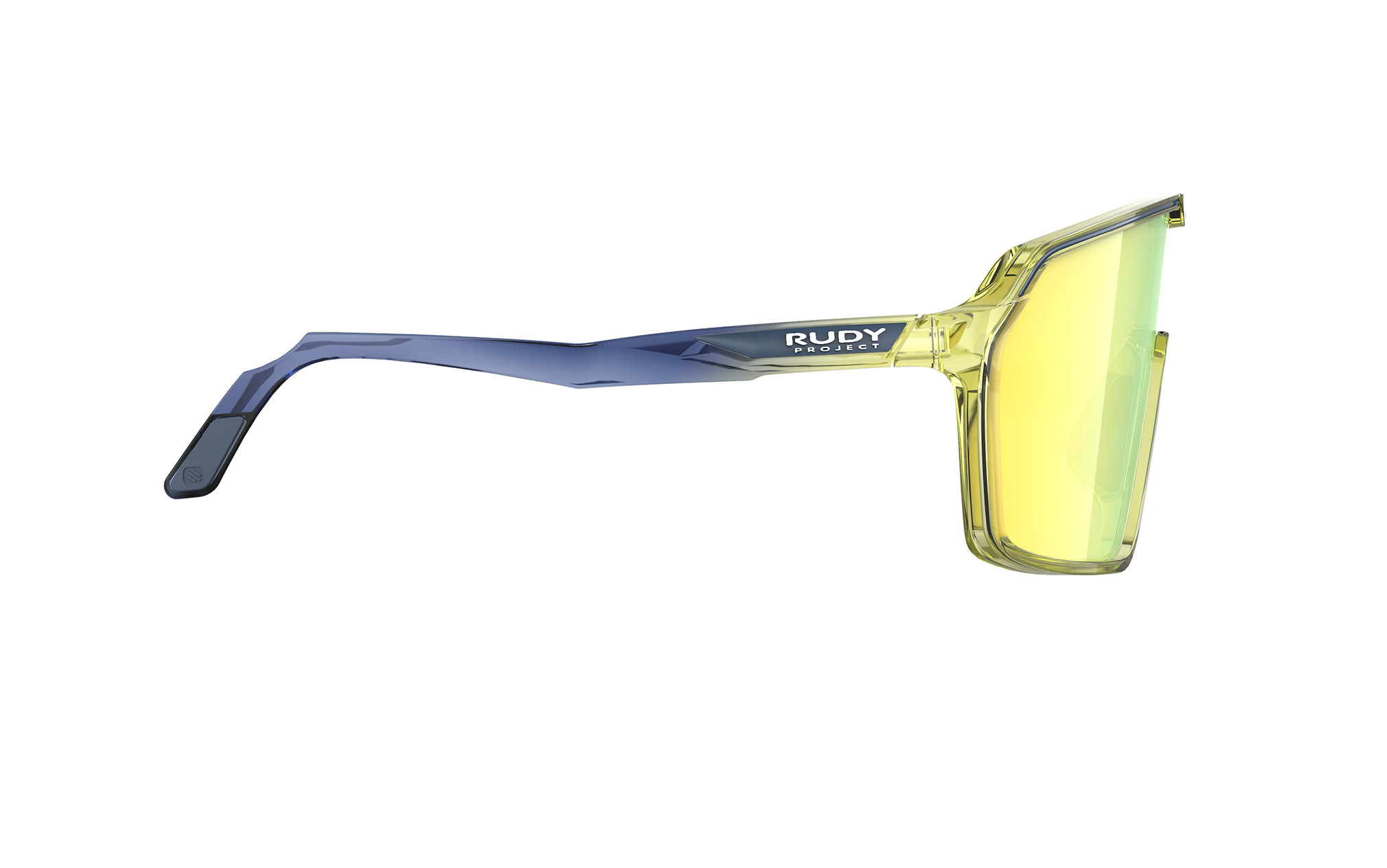 Rudy Project SPINSHIELD 太陽眼鏡 藍黃框/金鏡片 CRYSTAL BLUE ANIO / APPLE GREEN FADE GLOSS