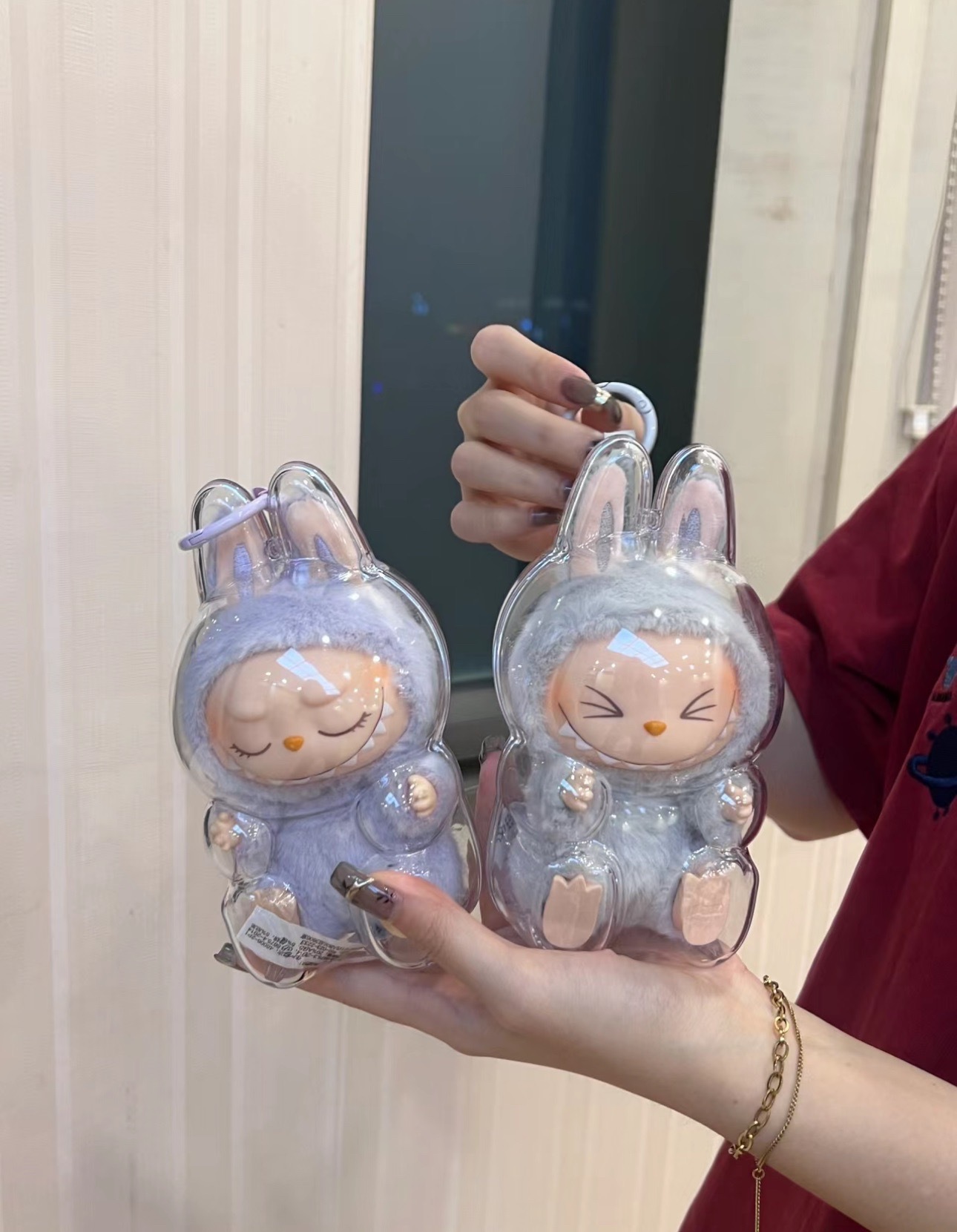 #預購 Labubu坐坐派對 二代專用 壓克力硬殼 透明保護殼 LABUBU不怕髒了 不含娃娃