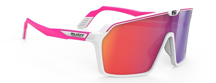 Rudy Project SPINSHIELD 太陽眼鏡 /白桃紅框WHITE/PINK FLUO MATTE