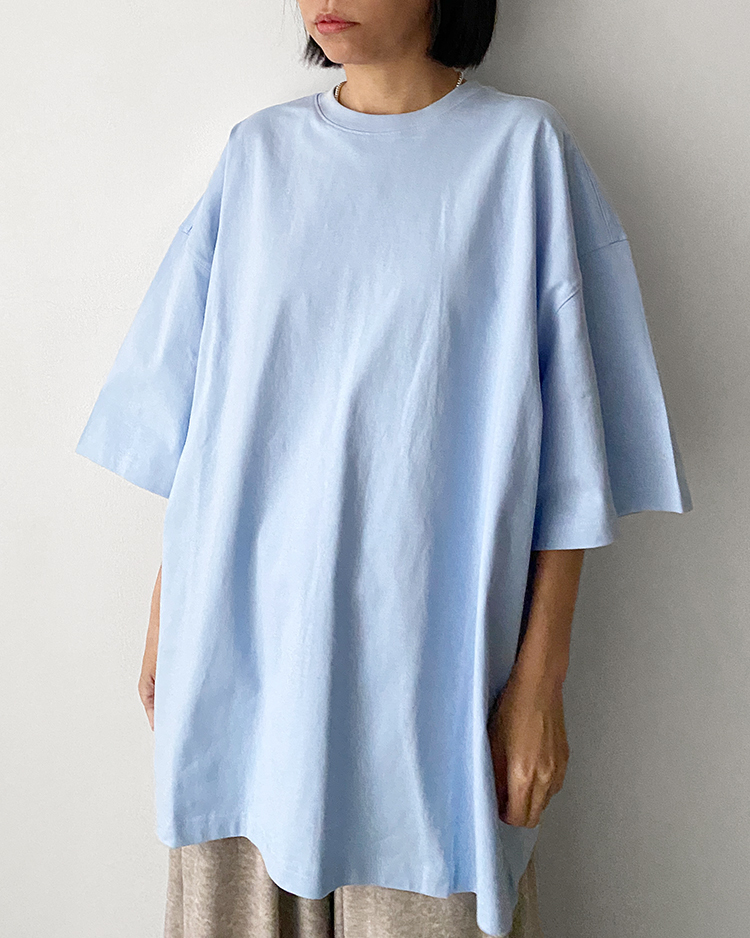 MFT-2613 Oversize 藍色的T