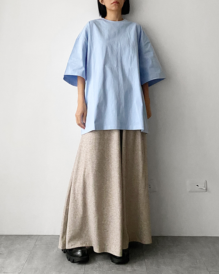 MFT-2613 Oversize 藍色的T