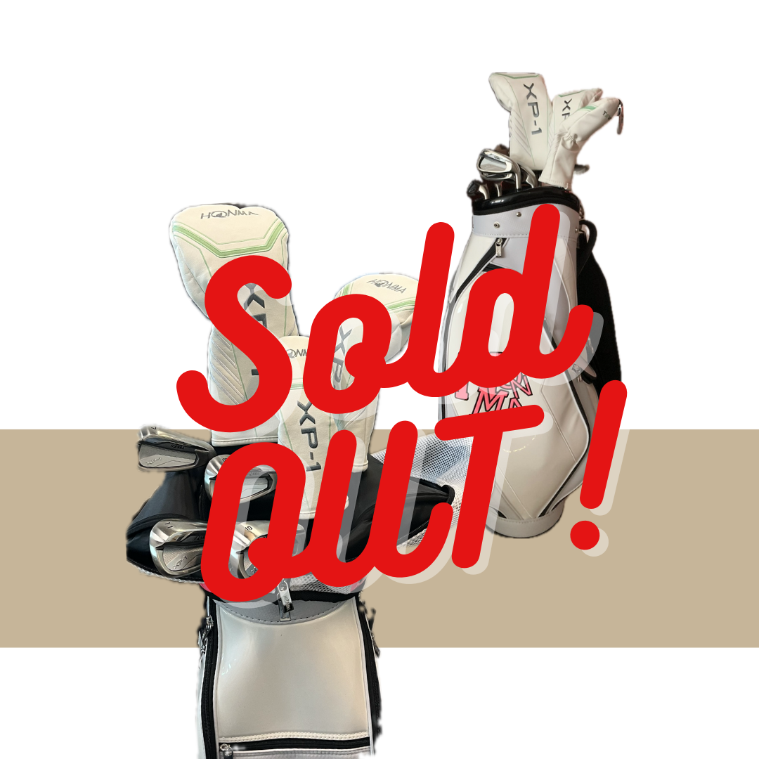 【二手球桿】HONMA XP-1 女用球套組  開球木桿, 球道木, 小雞腿, 7-11號鐵桿組 共8支含球袋