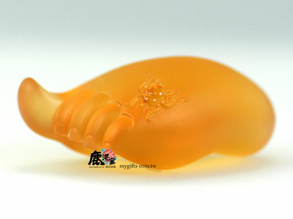 鹿港窯禮品館│居家開運琉璃小擺飾 知足常樂