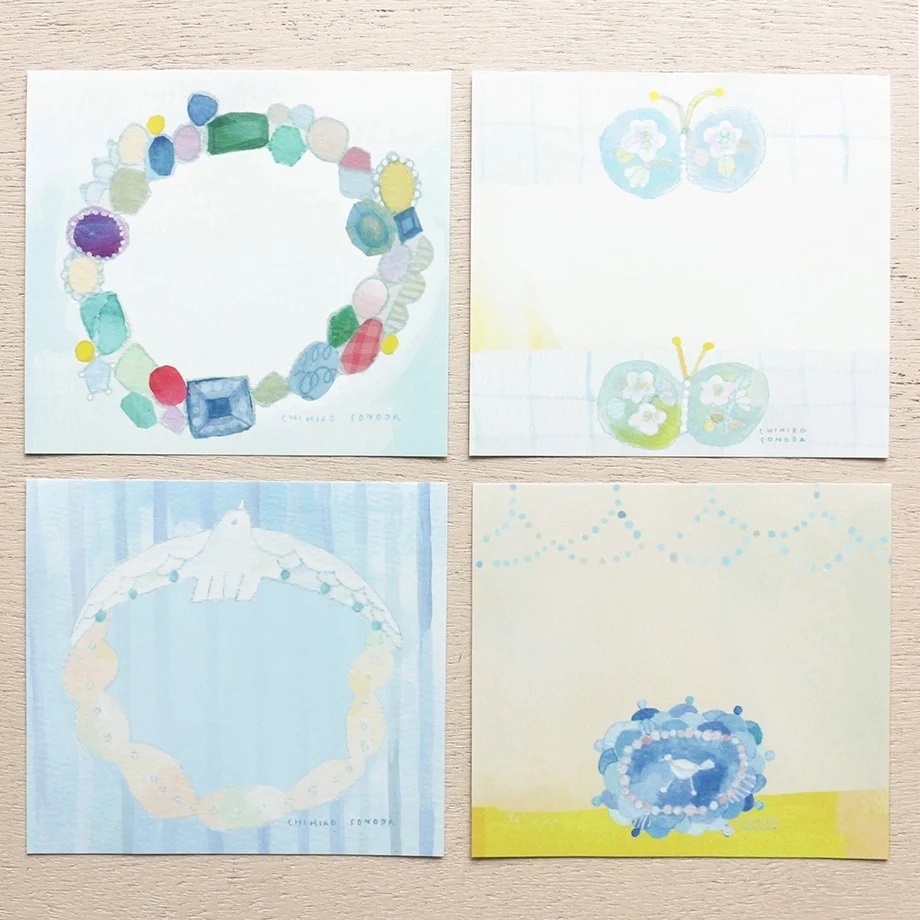 日本cozyca products表現社 x CHIHIRO SONODA 便條紙本 2款