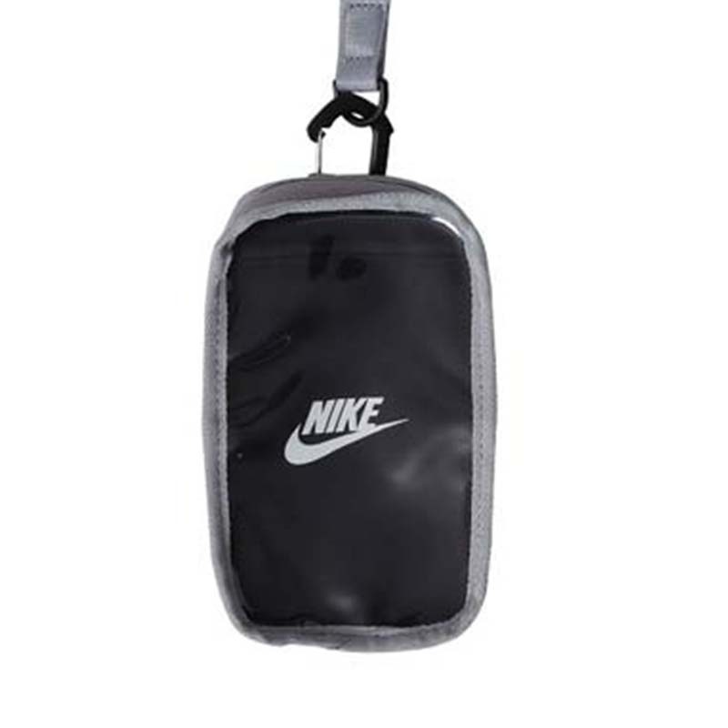 NIKE CLUB 手機包 斜背包 觸控 灰 小包 HF3595-007 [台灣現貨]