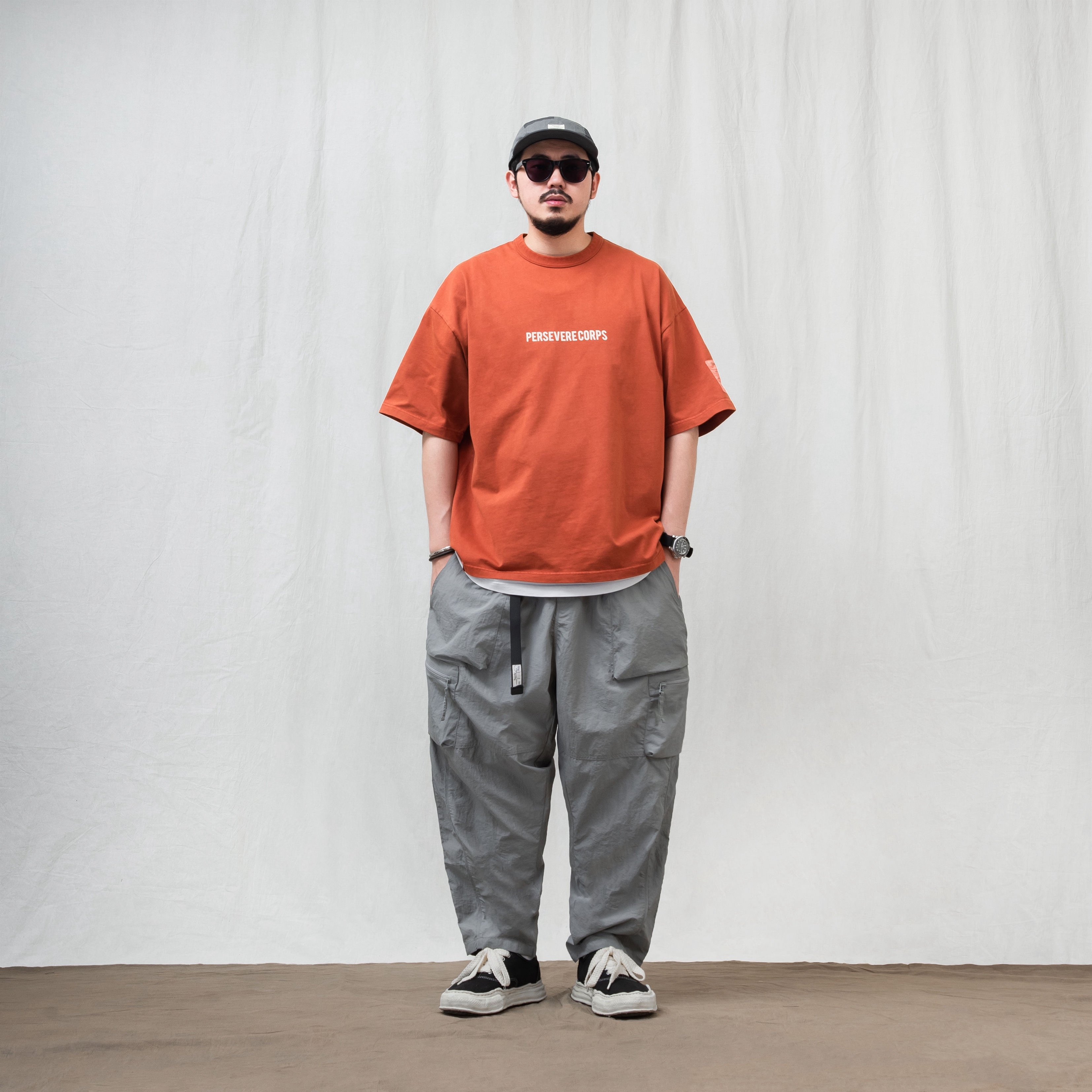 Persevere multi-pocket tapered pants 機能 錐形褲 長褲 三色
