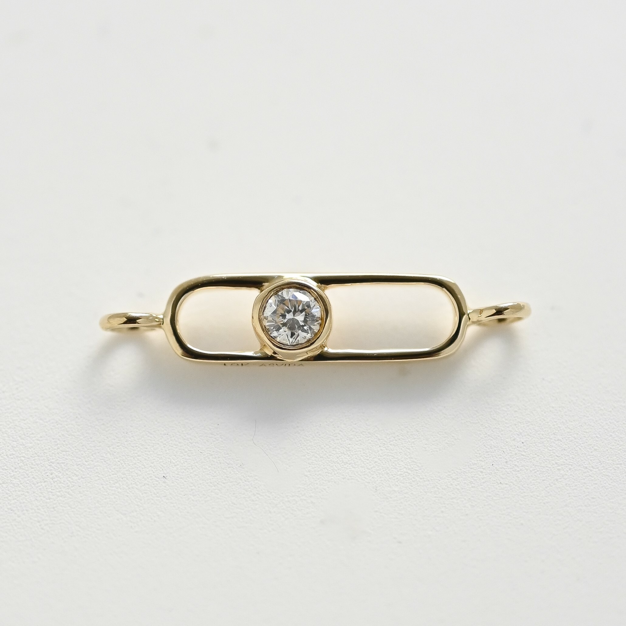 18K Acortar Diamond String Bracelet