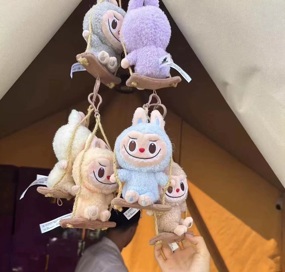 🎪樂園限定🎪 POPMART 泡泡瑪特 LABUBU 拉布布 木工坊系列 盪鞦韆 毛絨 公仔 玩具 吊飾 盲盒