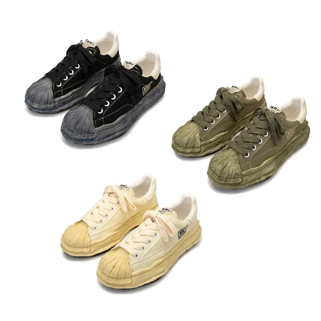 MAISON MIHARA YASUHIRO "BLAKEY" OG VL Sole Canvas Low-top Sneaker MMY A11FW716 破壞 水洗 溶解鞋 現貨