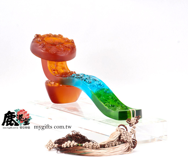 琉璃擺件｜前程錦繡好如意 招財轉運藝術珍藏首選