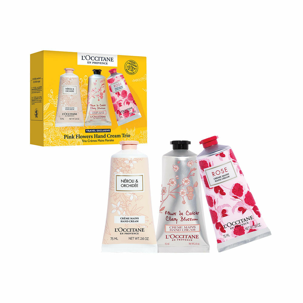 L'Occitane en Provence 粉嫩迷人花香潤手霜套裝 75ml x3