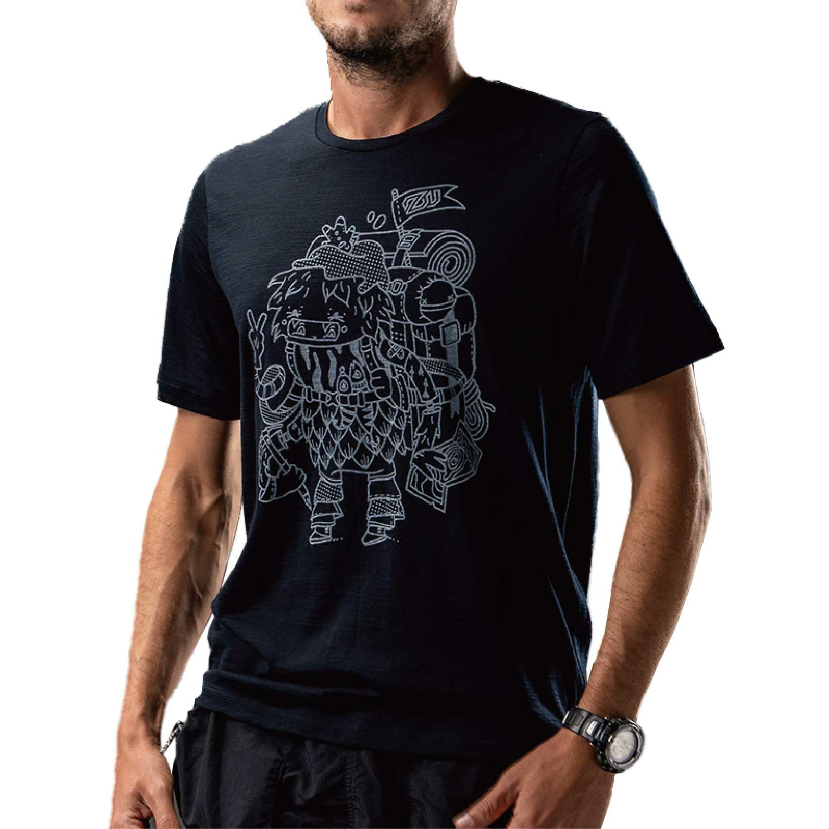 ZEALWOOD 賽樂 男羊毛圓領上衣(森林精靈、探索旅行) 男款 WOOL/保暖/排汗/透氣/美麗諾羊毛 10PCZ24118