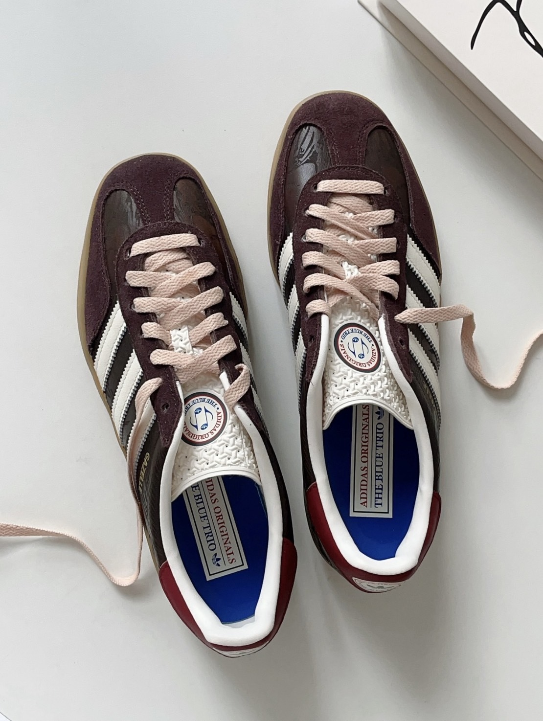 "代購" Adidas Originals Gazelle Indoor 復古木紋 酒紅棕色 JP5671