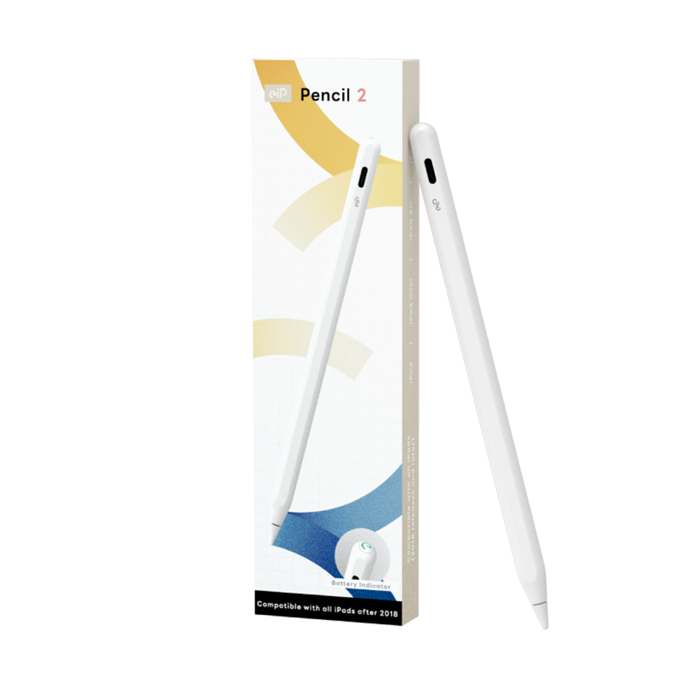 【eiP Pencil 2 全磁吸iPad觸控筆】支援2024 iPad Air M2 & iPad Pro M4