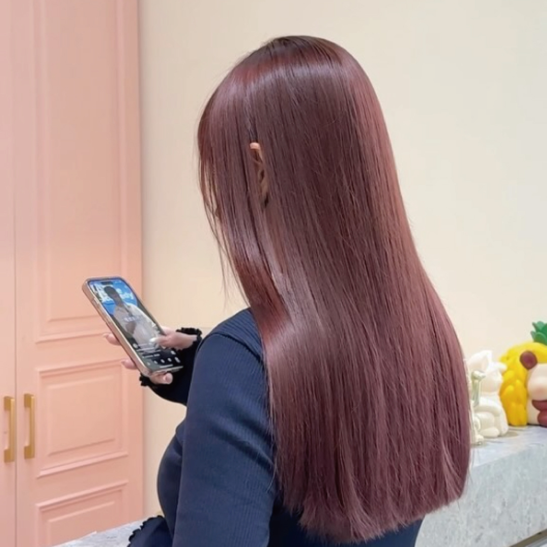 顯白髮色紅棕色＠nina_mpalace