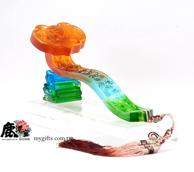 祥龍琉璃擺飾｜前程錦繡好如意 開運祝福首選