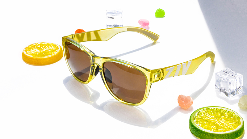 ZIV 2024潮牌眼鏡F73/亮透明茶綠框