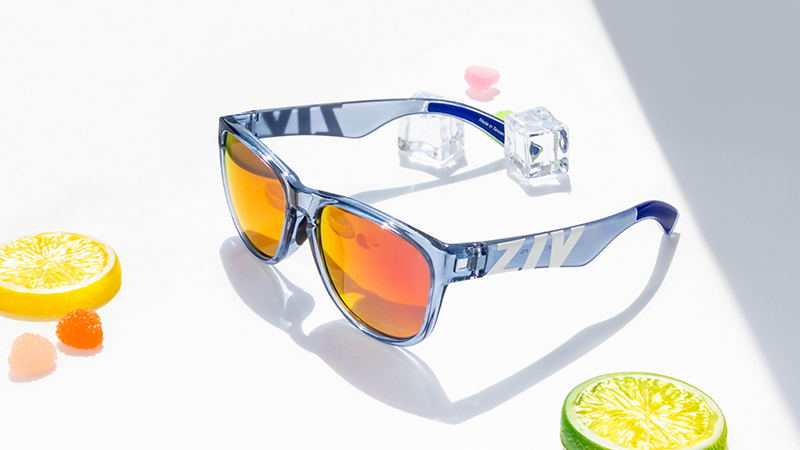 ZIV 2024潮牌眼鏡F75/亮透明藍框