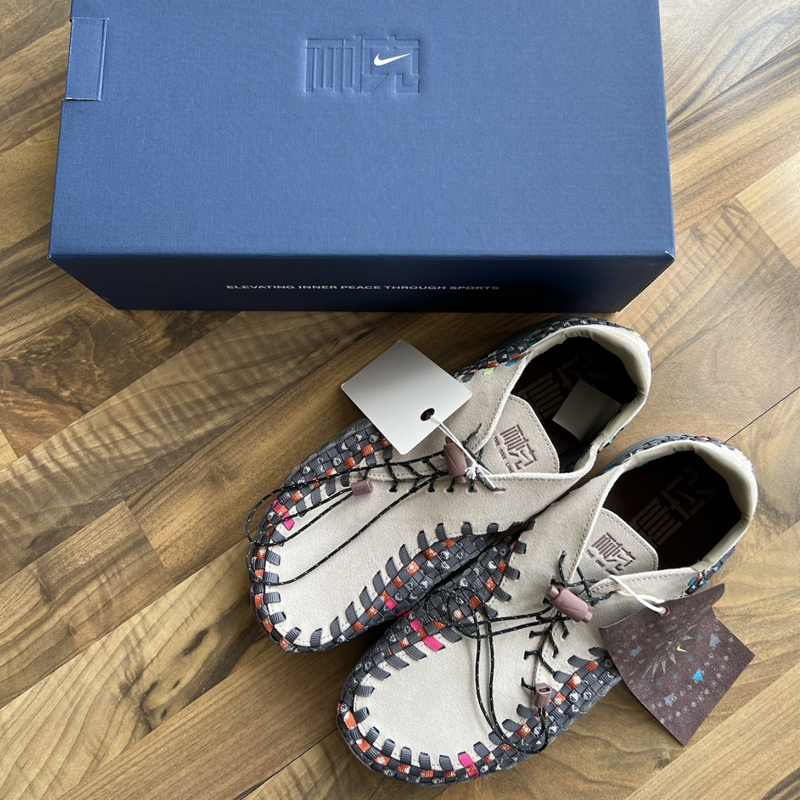 <連線代購商品>男女鞋 NIKE AIR FOOTSCAPE WOVEN 耐克 灰彩虹 低筒休閒鞋【HF0351-120】