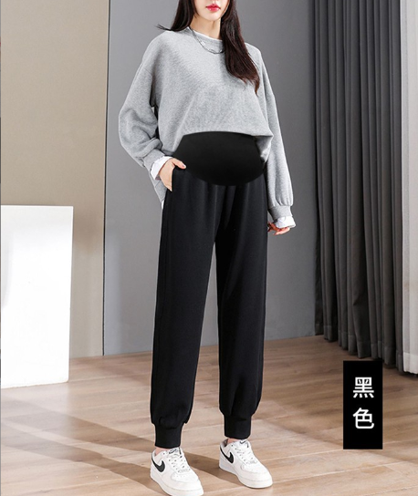 熱推孕婦褲加絨外穿休閒褲【常規款黑色M-3XL碼】（下單後聯絡客服確認發貨尺碼）