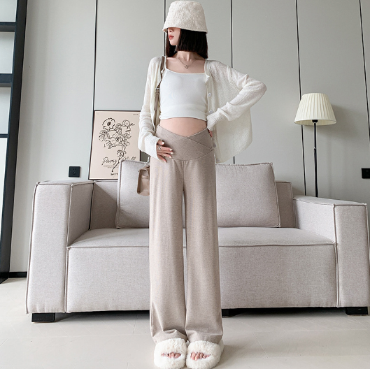 熱推婦褲秋冬外穿低腰褲【3318奶卡色春秋款M-2XL碼】（下單後聯絡客服確認發貨尺碼）