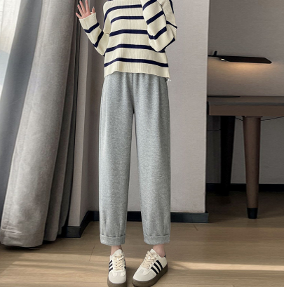熱推孕婦褲【灰色春秋款M-3XL碼】（下單後聯絡客服確認發貨尺碼）