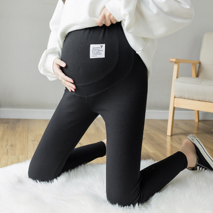 熱推孕婦打底褲【春秋款黑色M-3XL碼】（下單後聯絡客服確認發貨尺碼）