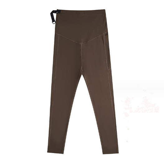 爆款孕婦打底褲【春秋款咖色M-2XL碼】（下單後聯絡客服確認發貨尺碼）