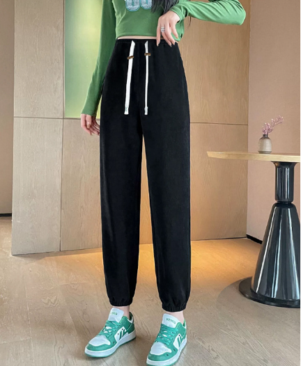 爆款孕婦褲加絨寬鬆休閒褲【3293常規款黑色M-3XL碼】（下單後聯絡客服確認發貨尺碼）