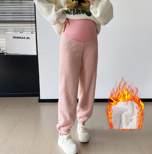 爆款珊瑚絨孕婦家居服【初戀粉M-4XL碼】（下單後聯絡客服確認發貨尺碼）