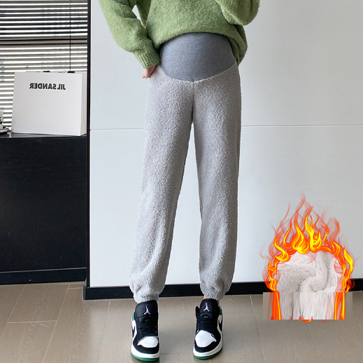 爆款珊瑚絨孕婦家居服【猫咪灰M-4XL碼】（下單後聯絡客服確認發貨尺碼）