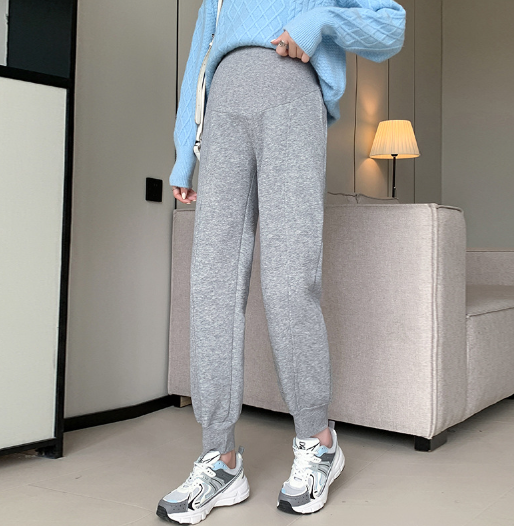 爆款孕婦褲【淺灰色M-2XL碼】（下單後聯絡客服確認發貨尺碼）